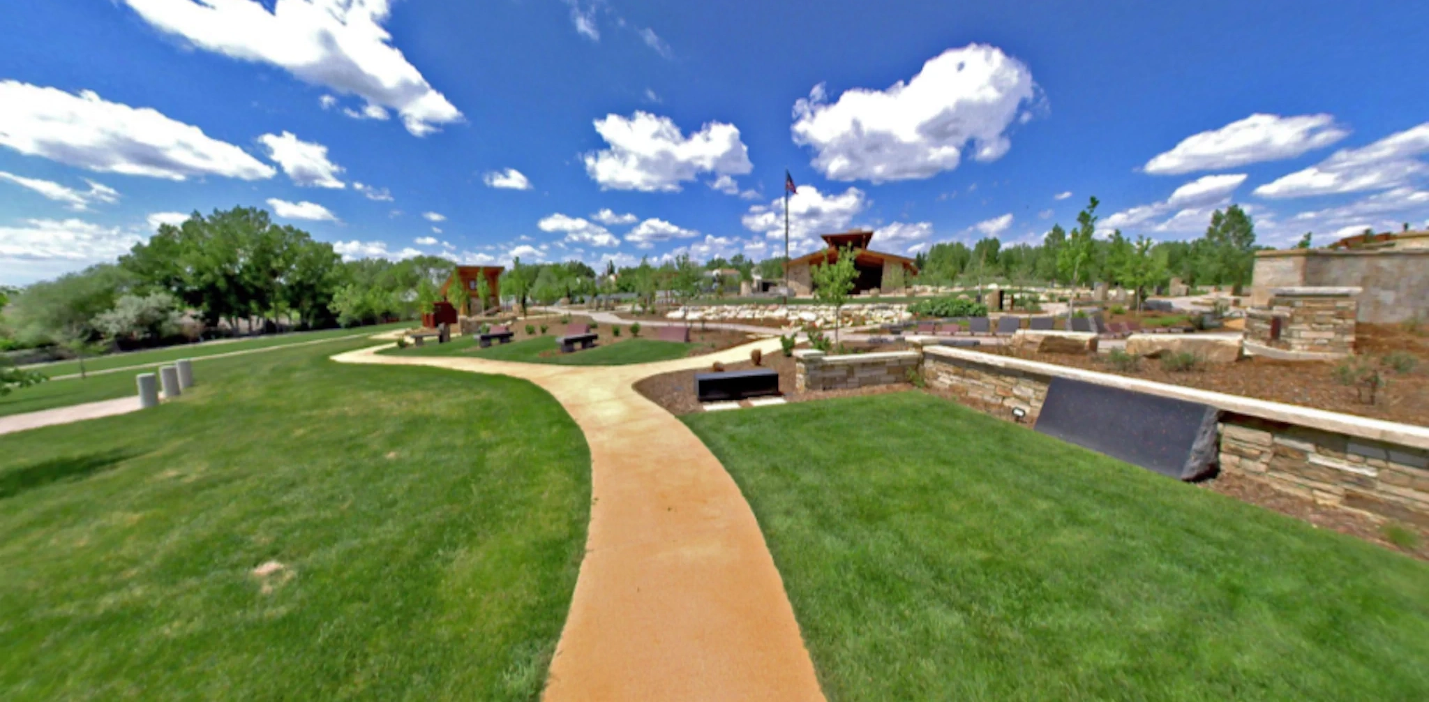 Mount Pisgah Inspirational Gardens — walkways and green space